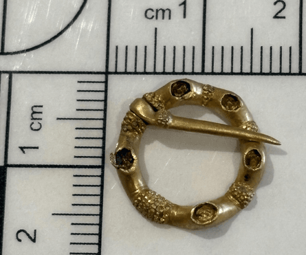 Золотая брошь