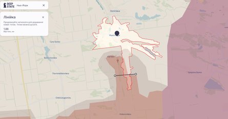 Бої на сході, Торецький напрямок, карта 5 липня, Нью-Йорк