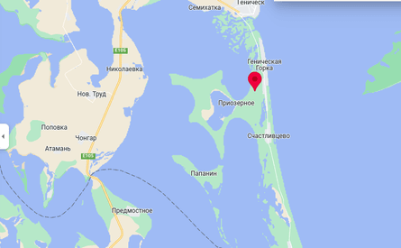 Новая военная база ВС РФ оккупанты военный объект Крым Генический район