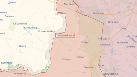 Новомихайлівка, Донецька область, карта війни, мапа війни, карта війни в Україні