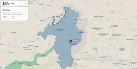 Наступ РФ, курська область, карта, 9 січня, Мала Локня, Суджа, площа