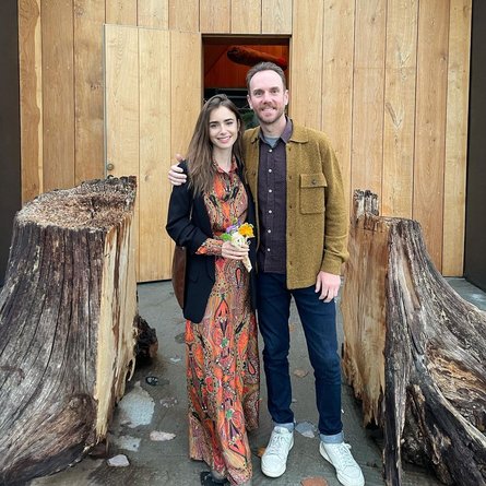 Чарли Макдауэлл, Лили Коллинз, свадьба