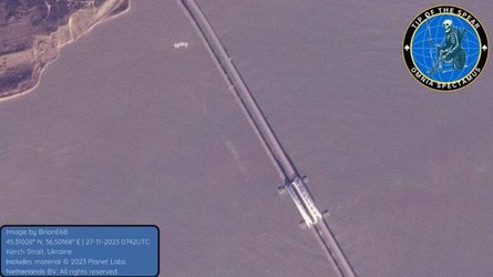 Крымский мост 27 ноября 2023 года