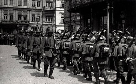 парад в киеве, ретро фото