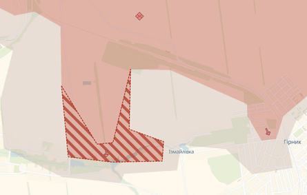 Продвижение ВС РФ в Измайловке