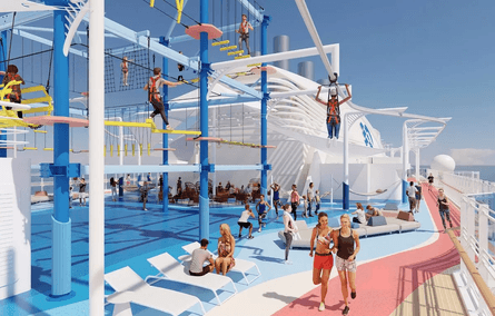 Круизный лайнер Sun Princess, круиз, круизный лайнер, пассажиры, роскошные каюты, развлечения, аттракционы, обзор корабля