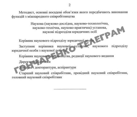 Список руководителей науки с обязательным знанием английского языка