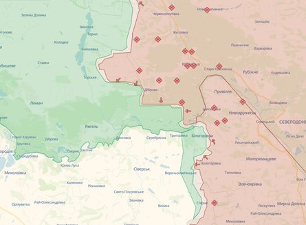 карта боїв Україна