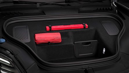 багажник Porsche Macan 2024, новий Porsche Macan, Porsche Macan, кросовер Porsche, електромобіль Porsche Macan