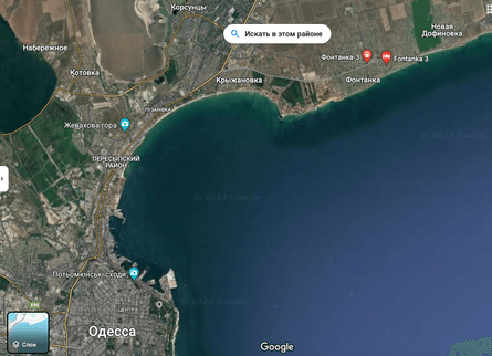 Карта Одесской области