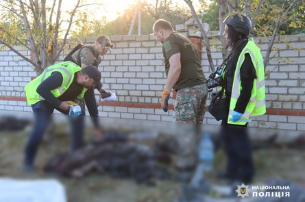 Наслідки обстрілу Грози, фото