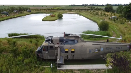 Вертоліт став будинком, житло, нерухомість, цікаві локації для оренди, Вілл Рофтон, ремонт старих гвинтокрилів, фото