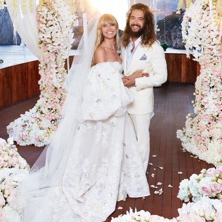 Гайді Клум, супермодель, капрі, річниця весілля, Том Каулітц