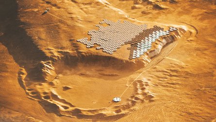 какими будут города на Марсе, проект Нюйва