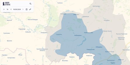 війна з РФ, Куп'янськ, 18 серпня, карта, Курськ
