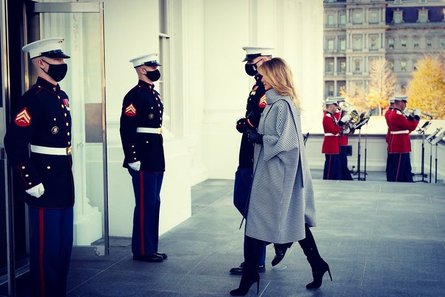 Мелания Трамп, Белый дом, рождественская ель