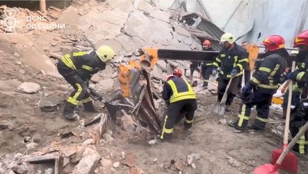 Обвал в Одессе, ГСЧС, 21 июля, морской порт, спецтехника