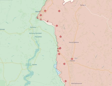 карта боїв Україна