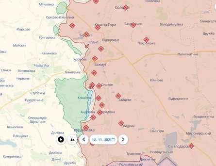 Ситуація біля Бахмута 12 листопада