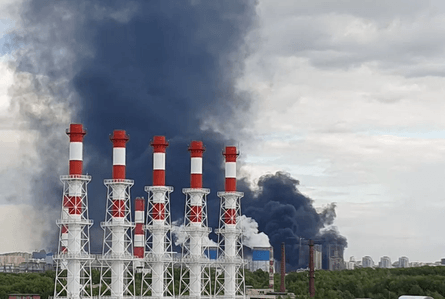 пожар, пожар москва, пожар в центре москвы