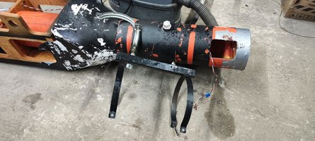 Крепление боевой части труболета