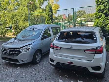 Удар 8 июля, Днепр, разрушения, авто, Днепр