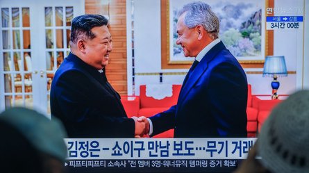 Кім Чен Ин, Сергій Шойгу, північна корея і війна в україні, корейські військові в україні, корейські військові на донбасі, північна корея підтримує росію, північна корея озброєння для армії Росії, кім чен ин і путін,