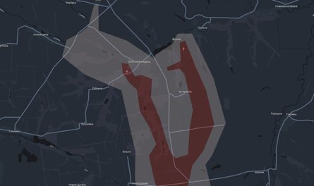 Карта мониторингового проекта DeepState