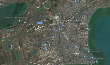 Удар по РФ, дрон Иноходец, точка попадания, 24 сентября, аэродром Таганрог