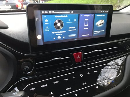 дисплей JAC S4, кроссовер, обзор, фото