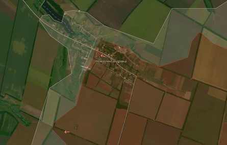 Карта боевых действий