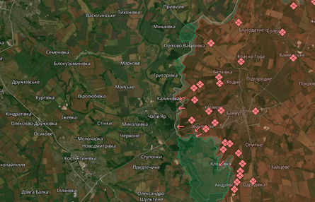 Карта бойових дій