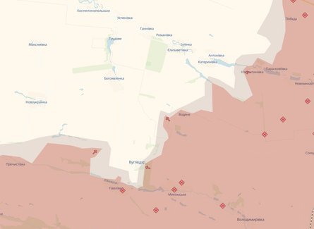 просування ЗС РФ під Вугледаром