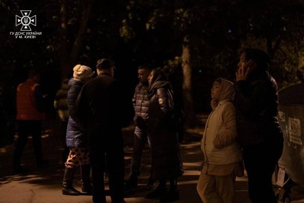 Пожар, Киев, горела квартира, ГСЧС