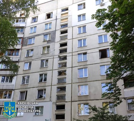 Харьков, поврежденный дом