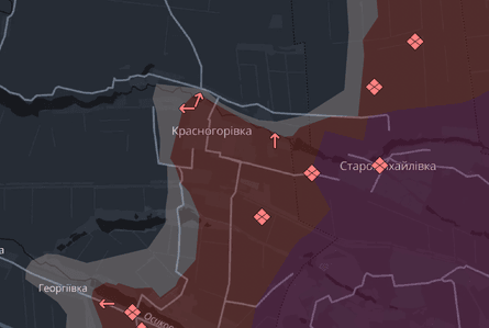 Карта боевых действий