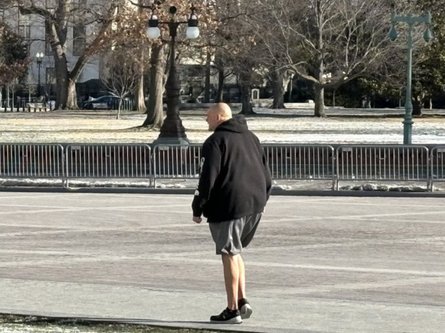 Инаугурация Трампа, Джон Феттерман, Вашингтон, 20 января, худи