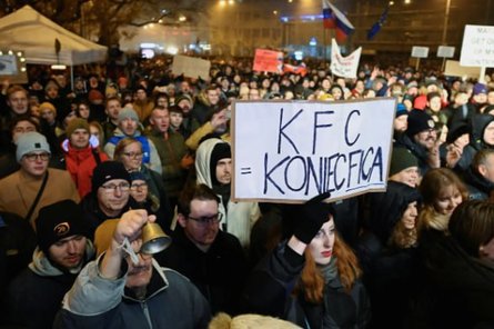 Словаччина, мітинг, Братислава