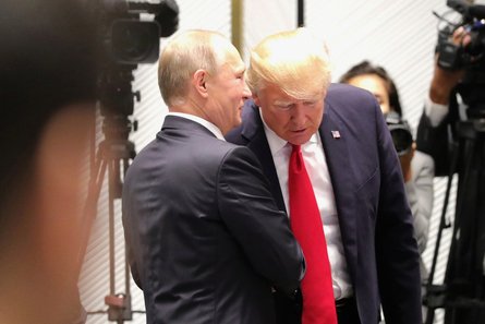 встреча трампа и путина, трамп и путин