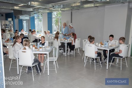 Пищеблок в лицее Каменского