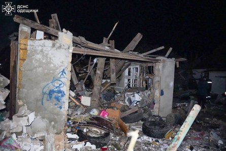 Атака Шахедов, Одесса, 16 апреля, ГСЧС, дом, разрушения