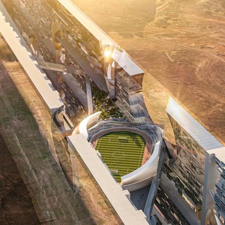 горизонтальный небоскреб линия, неом, саудовская аравия, вертикальный небоскреб, The Line