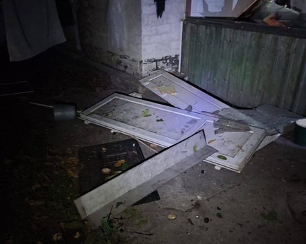 Удар по Днепропетровской области