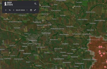 Карта боевых действий