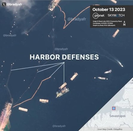 Вход в Севастопольскую бухту 13 октября