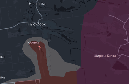 Карта боевых действий