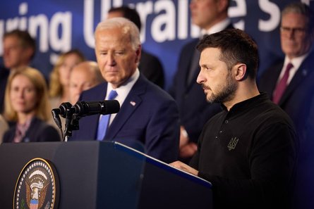 Вашингтоський саміт НАТО, Український компакт, Зеленський, Байден