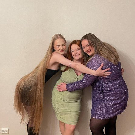 Длинные волосы, живая Рапунцель, аномалия, девушка с особой внешностью, Норвегия, фото