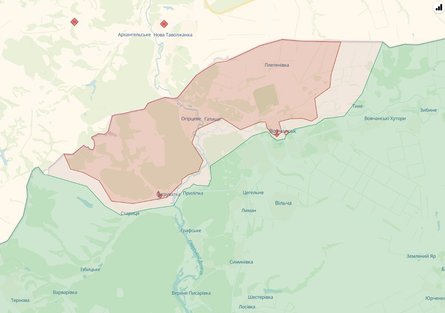 карта волчанска