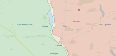 карта боев, deepstate, ивановка